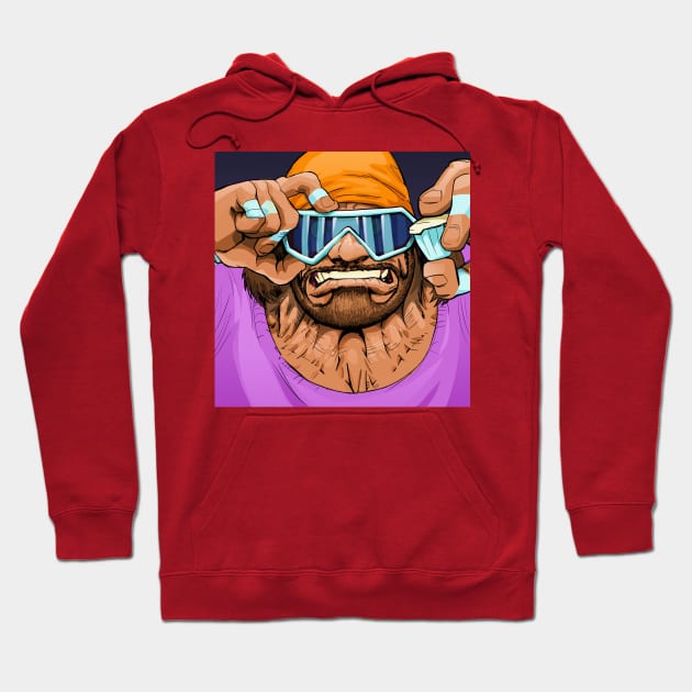 Randy "Macho Man" Savage Hoodie by tsengaus